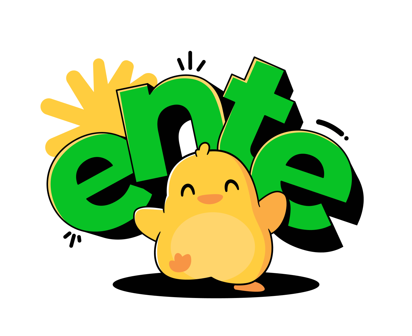 Ente's mascot - Ducky