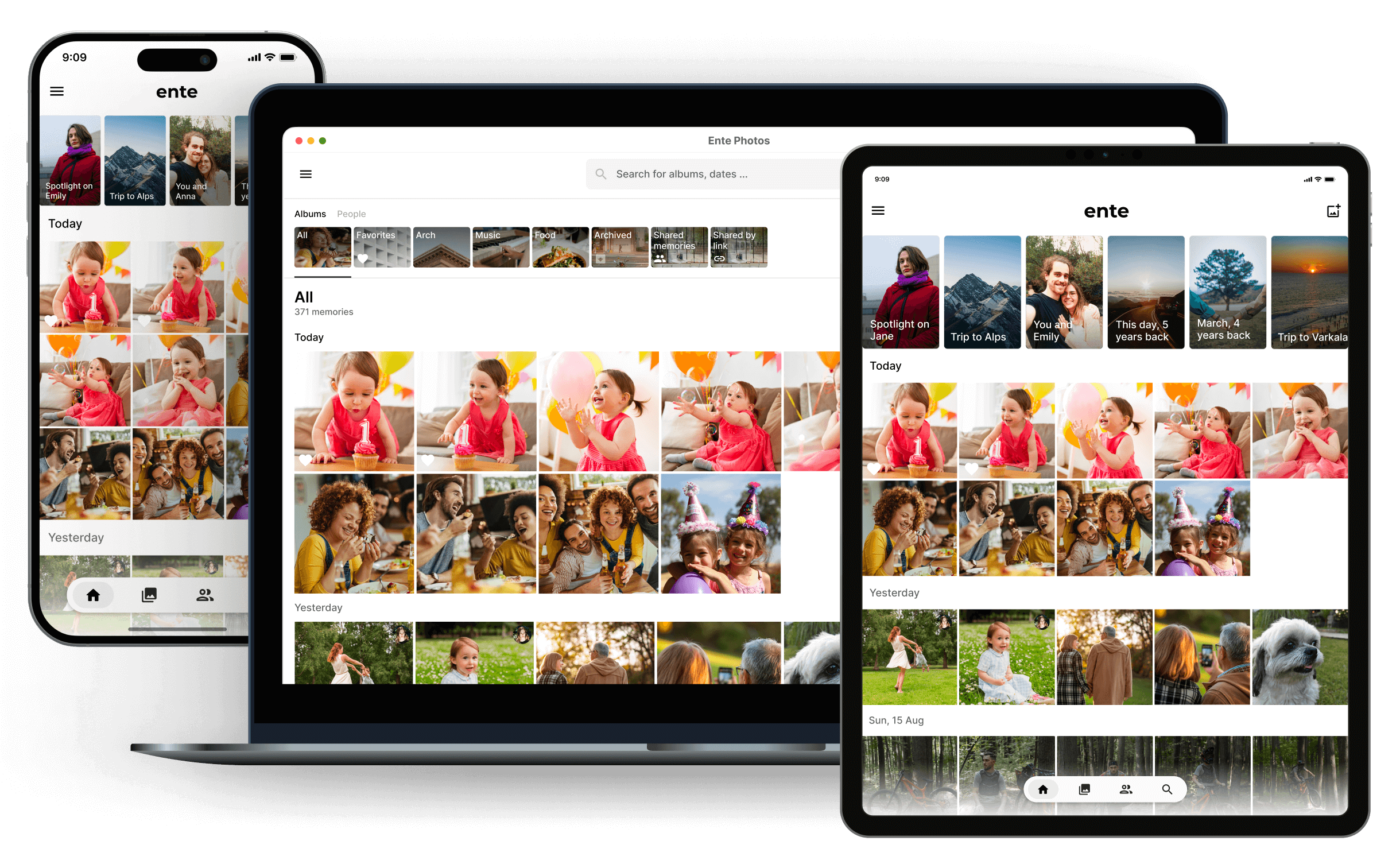 Ente Photos - All Devices (Light)
