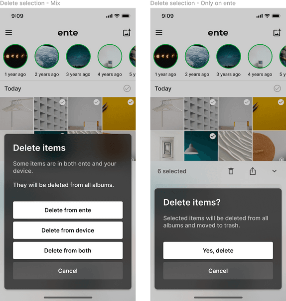 Deleting selected photos in home timeline Deleting selected photos in home timeline