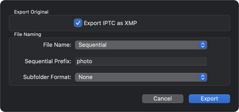 Apple Photos - Sequential file names Apple Photos - Sequential file names