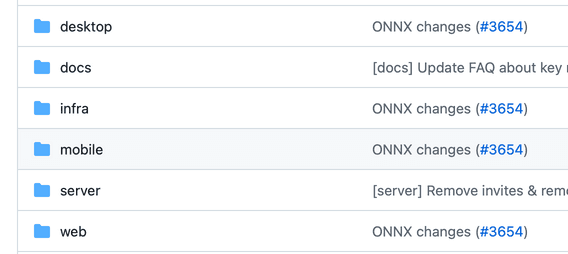 Screenshot of the GitHub view of a pull request that changed multiple subsystems in Ente's repository Screenshot of the GitHub view of a pull request that changed multiple subsystems in Ente's repository